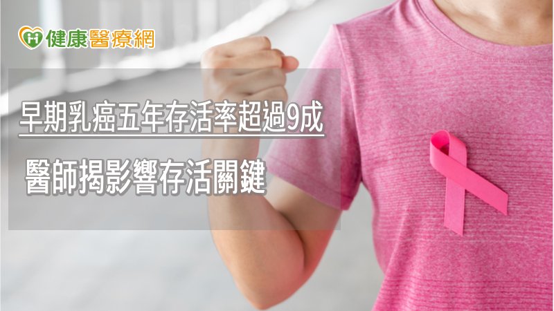 早期乳癌五年存活率超過9成 醫師揭影響存活關鍵