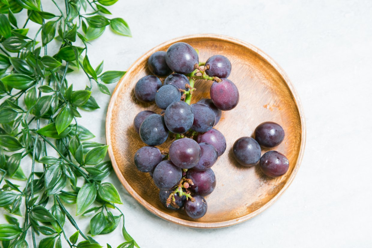 葡萄皮的果粉代表營養