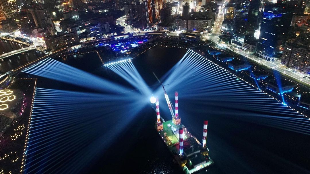 跨百光年活動試燈 @kaohsiung City