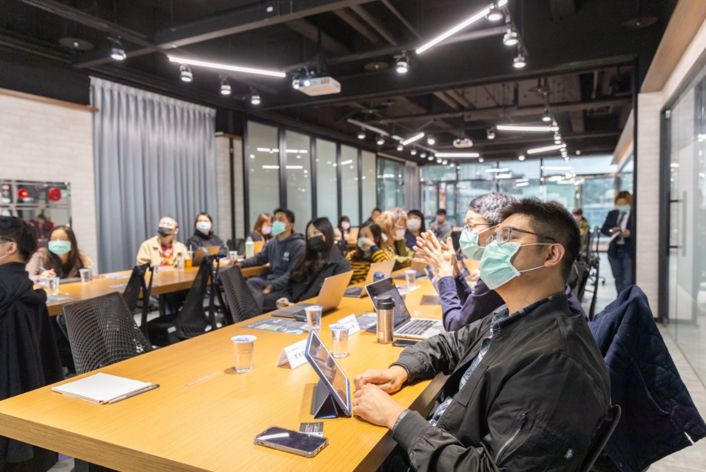 交通大學FinTech中心暨奧丁丁集團跨界研究成果發表會現場