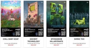 《Beeple Everydays: The 2020 Collection》部分作品來源︳ Nifty Gateway