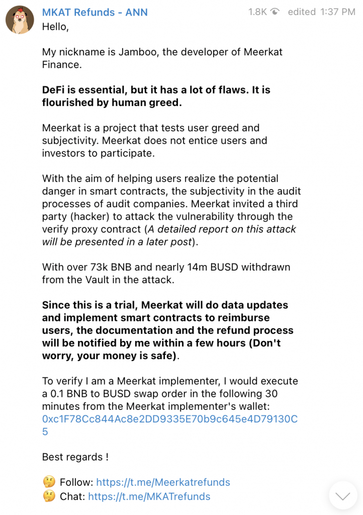 Meerkat Finance 