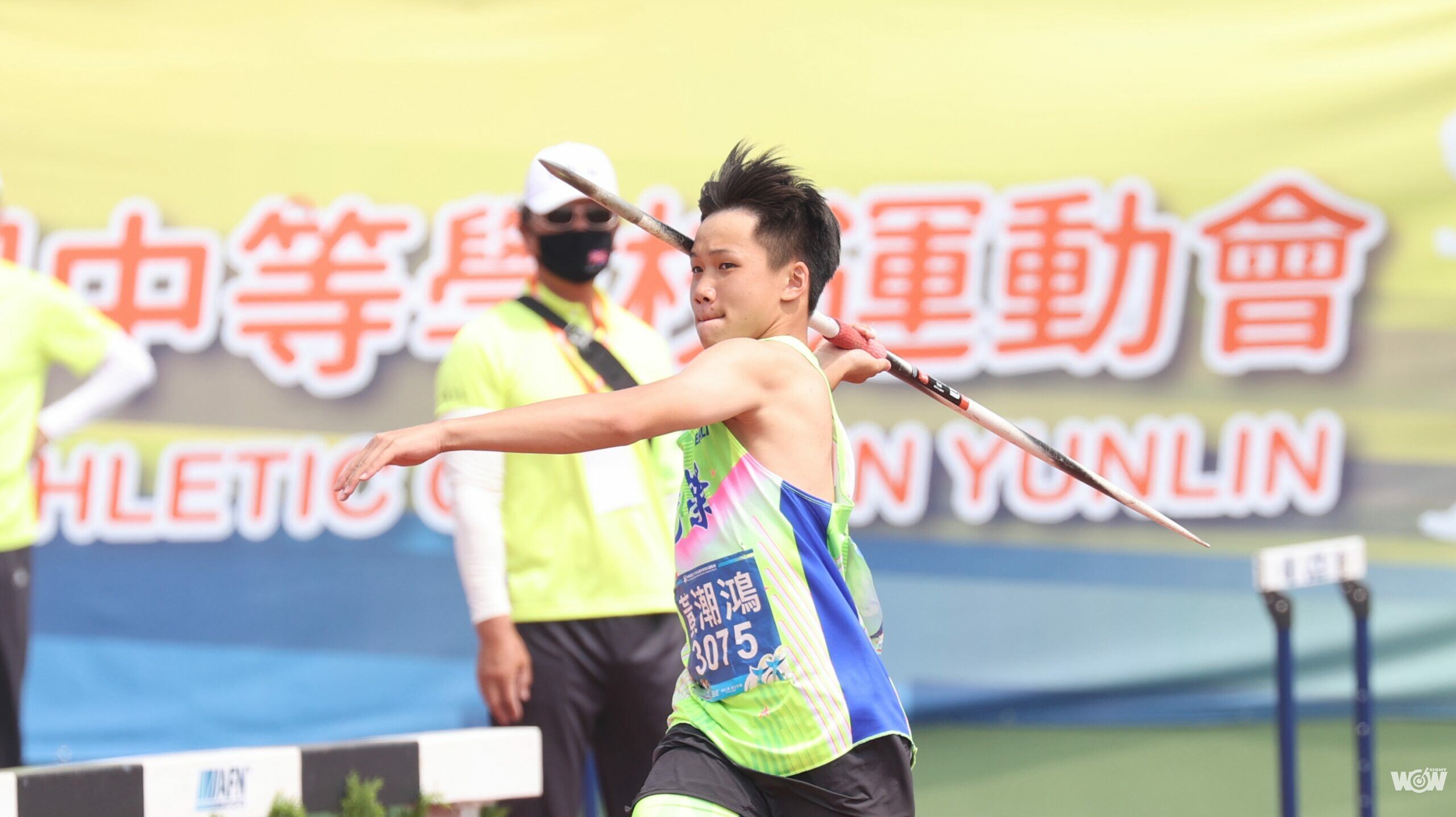 《全中運》黃潮鴻再突破 71公尺09國男標槍(700g)最佳成績