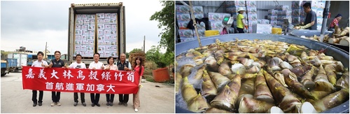 嘉義烏殼綠竹筍再次啟運加拿大 支持在地農產!/波新聞