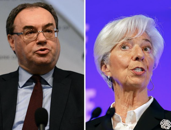 Andrew Bailey Christine Lagarde