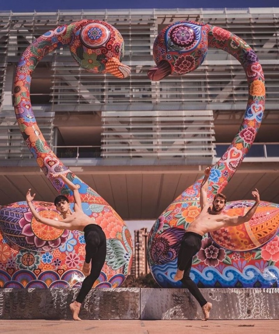 臺灣藝術家洪易作品驚艷西班牙    14件雕塑創作妝點城市風景／波新聞