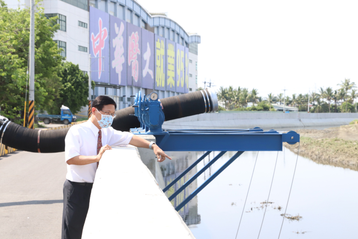 三爺溪堤岸加高防汛 中華醫大校園不再淹水/波新聞
