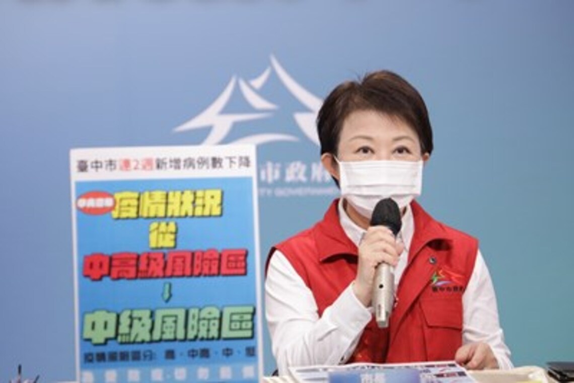 台中連兩週確診數下降 中央宣布疫情風險降「中級」/波新聞