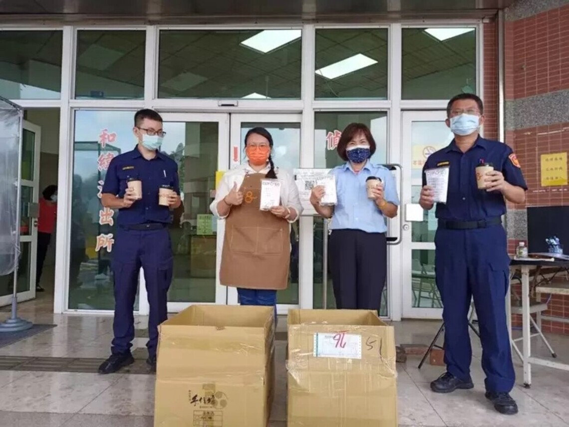中油送台南警察1百咖啡賀節／波新聞