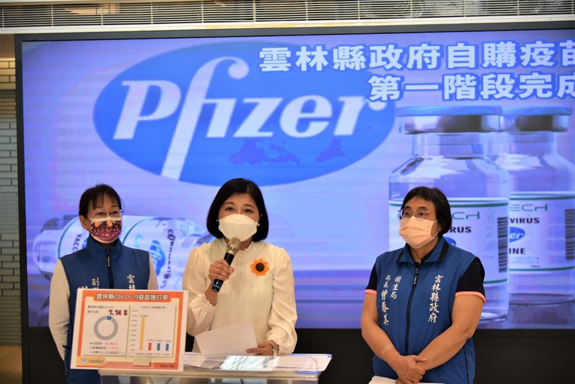 疫苗自購一小步 幸福雲林一大步 雲縣府採購輝瑞BNT疫苗說明/波新聞