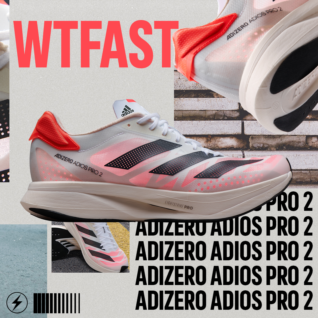 adidas今再打造超越巔峰之作adizero adios Pro 2為破紀錄而生,追求極致輕量,助運動員突破競賽PB
