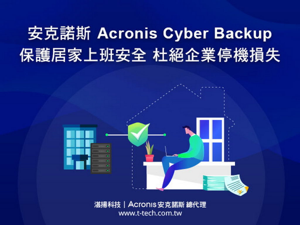 Acronis-Cyber-Backup保護居家上班資訊安全-杜絕企業停機損失