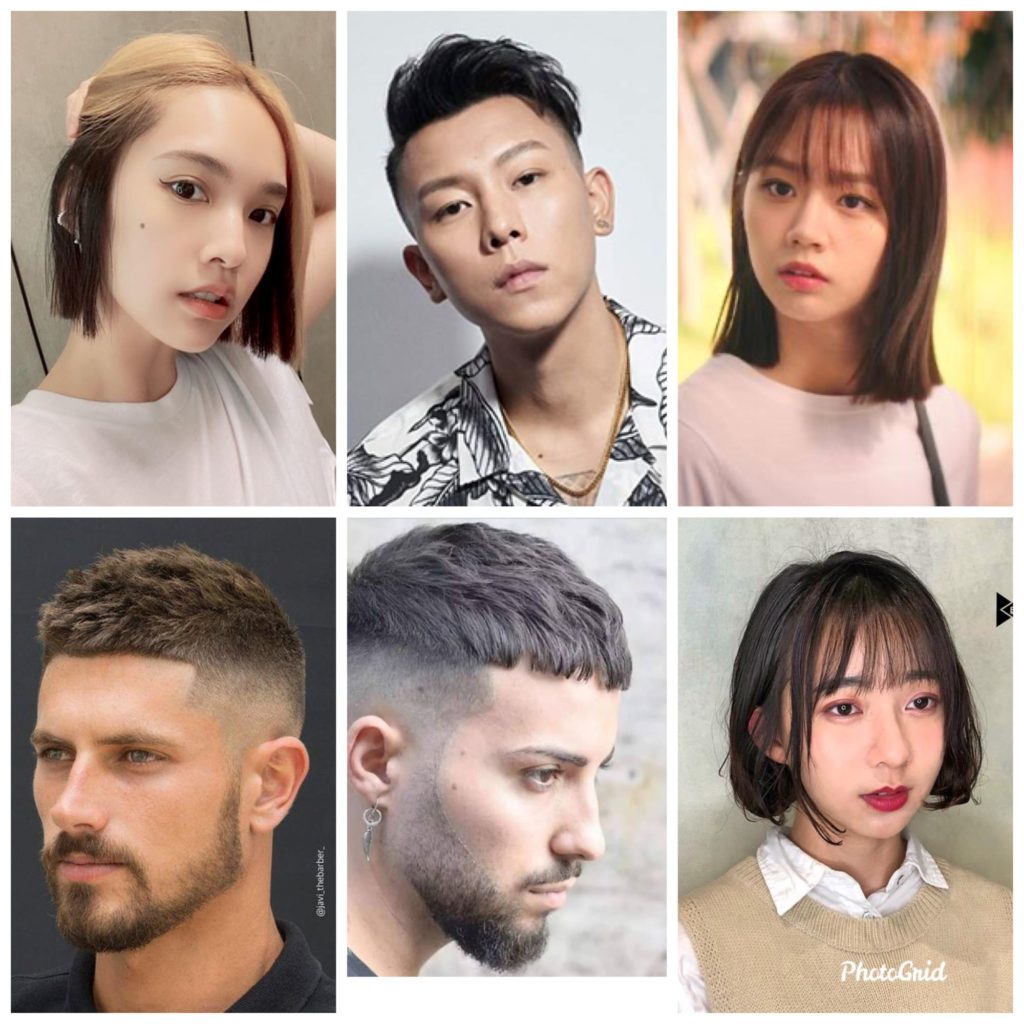 楊丞琳和瘦子的髮型成指標大受歡迎,右下為Echo春夏短髮作品。(圖/MOTIVATE提供)