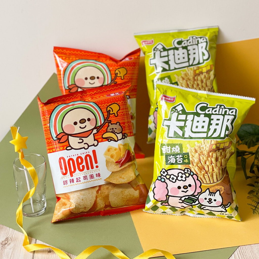 OPEN! X卡娜赫拉聯名限定休閒零嘴
