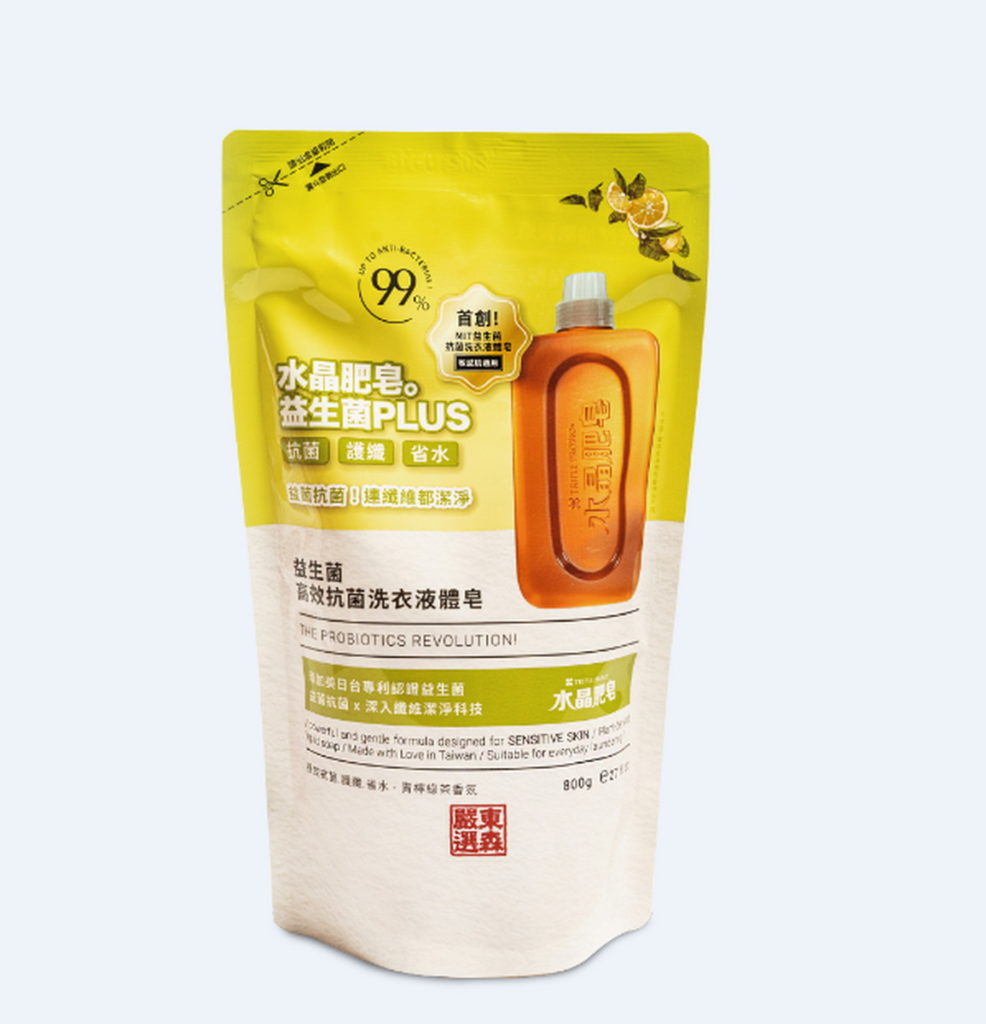 益生菌高效抗菌洗衣液體皂補充包(800G)-一般型