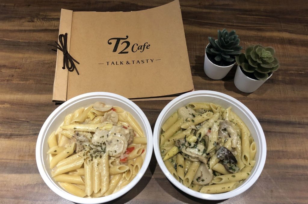 T2cafe推出防疫餐,主攻外送外帶餐點,帶給民眾幸福與美味(圖片提供:T2cafe)