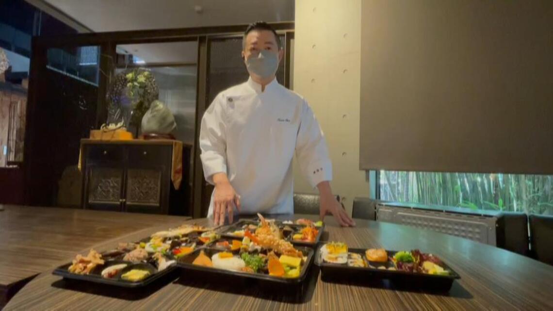 防疫中求生存！ 嘉義市業者推出日式料理推九宮格便當／波新聞