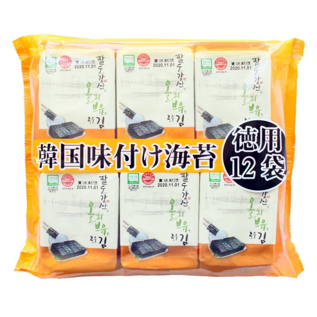 熱銷第三名 「orionjako 韓國麻油風味海苔」