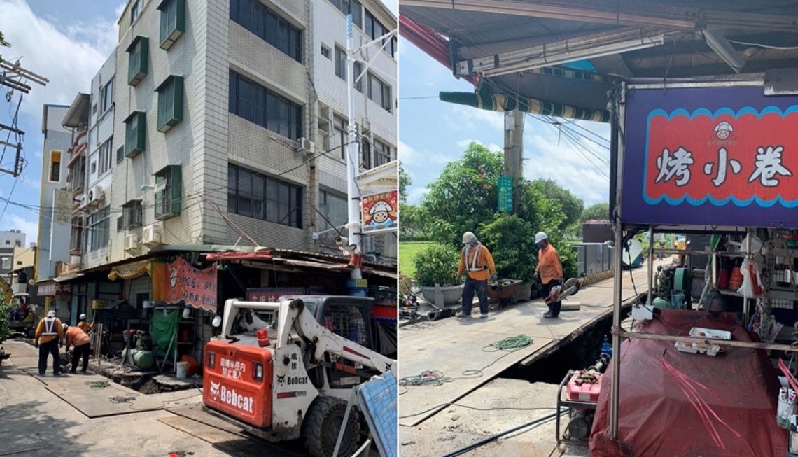 水七區處加速推動旗津老街地區管線汰換 預計解封前完工/波新聞