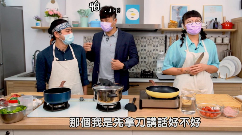 Fred稱陳姿靜「大隻」，被拿刀威嚇(圖／料理之王2提供)