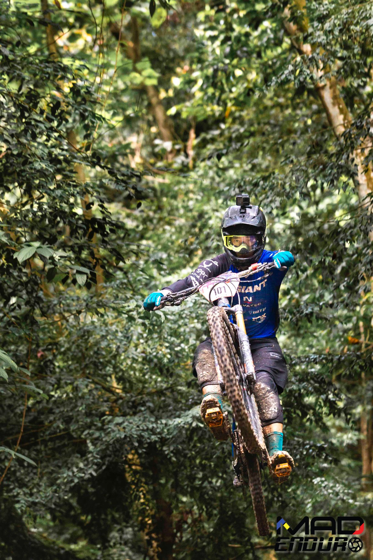 11月,與阿丹一起馳騁山林。圖片來源:江勝山