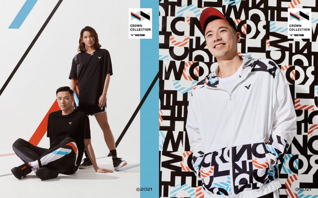 CROWN COLLECTION 2021系列採用明亮的天藍與橘紅色做為點綴