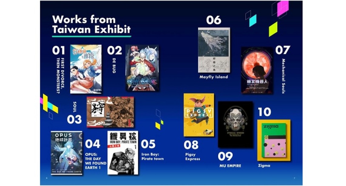 美國2021聖地牙哥國際漫畫展線上開展 10部臺灣科幻動漫作品打造未來島