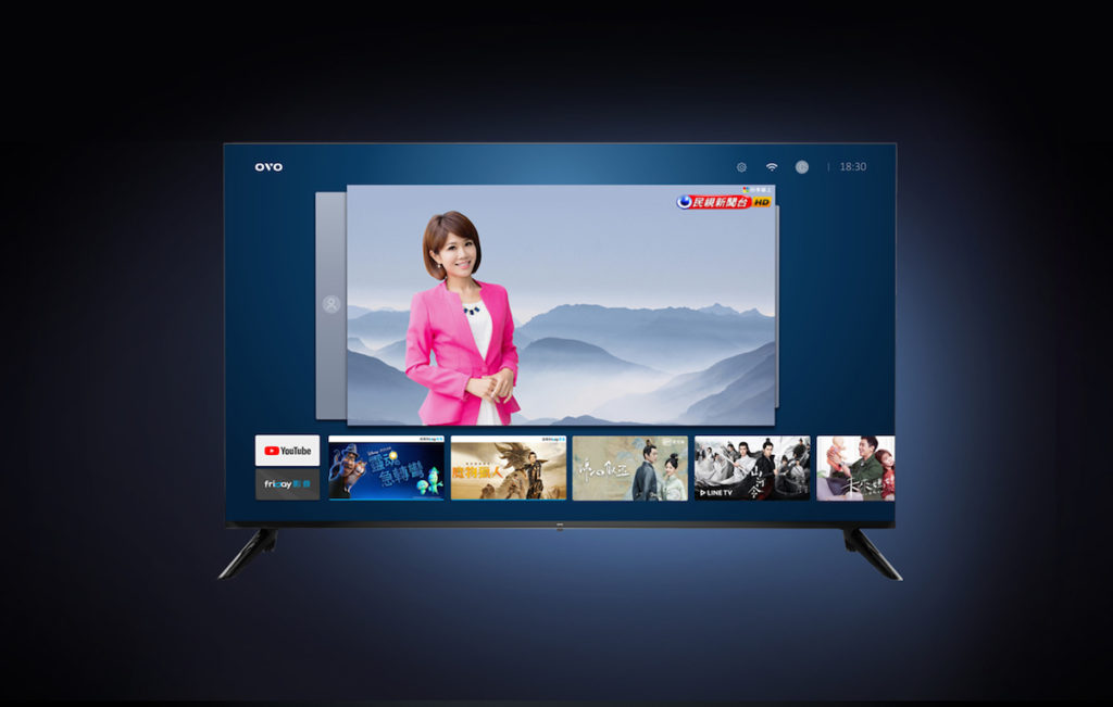 OVO QLED 量子電視,內建OVO TV OS 系統。串流頻道、影音APP、及透過 HDMI 接入的數位機上盒,通通整合在首頁