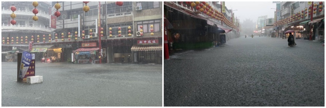 嘉義縣市豪雨 雨勢驚人 縣政府宣布新港鄉8月2日中午12時起至24時停止上班、上課/波新聞