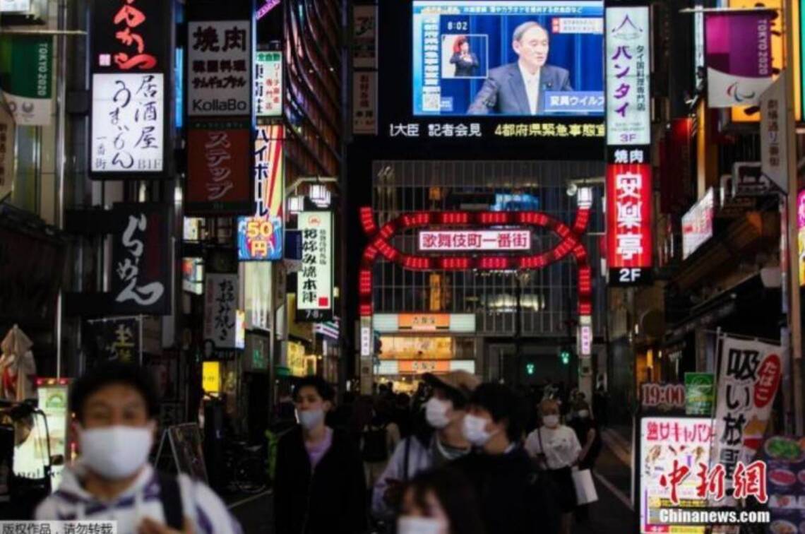 日本新冠疫情第5波   連4天單日新增確診逾萬人
