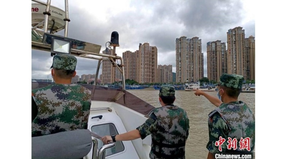 福建漳州海警做好盧碧颱風防範工作
