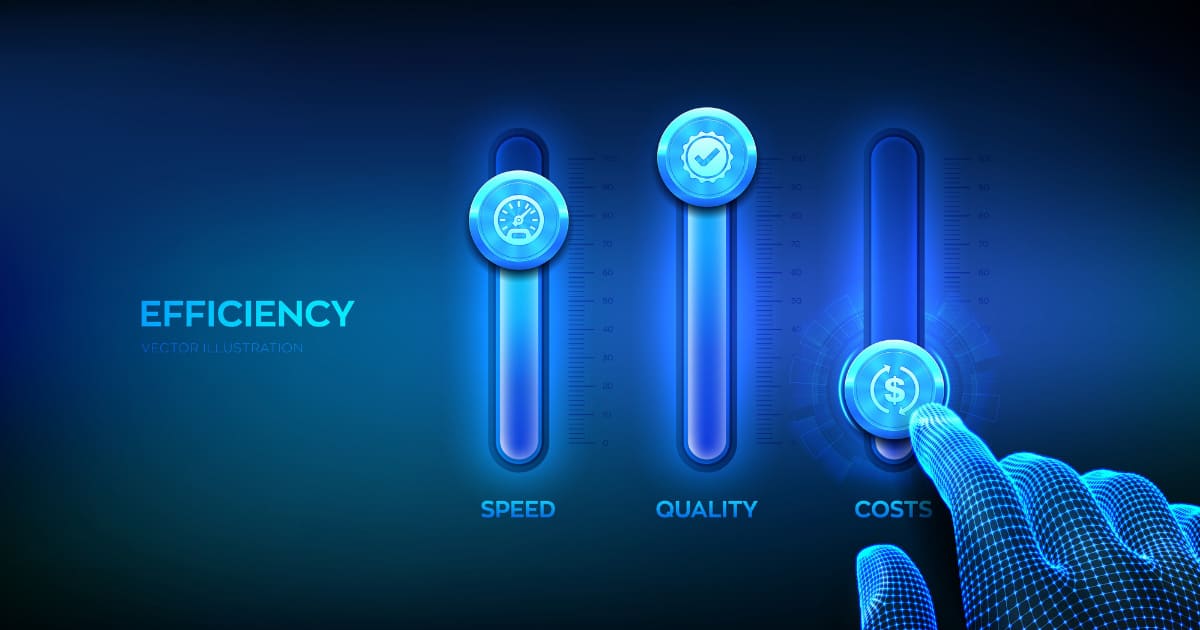 1200F-216_efficiency-concept-business-process-control-panel-quality-speed-costs-wireframe-hand-adju