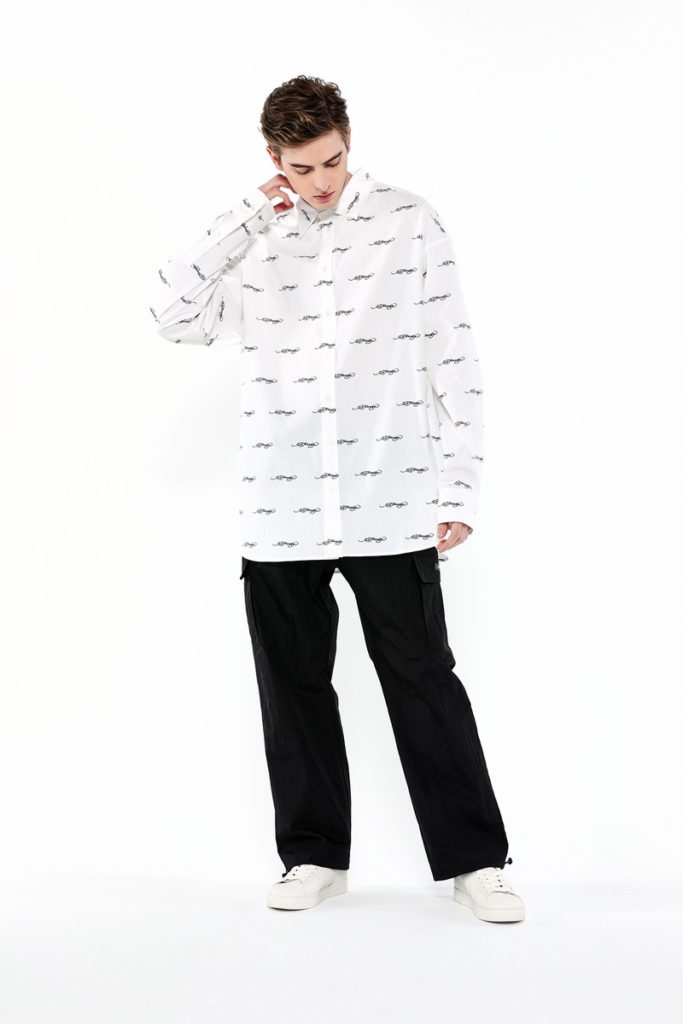 微風廣場微風信義微風南山-Ed Hardy 滿版 logo 襯衫 (男) 推薦價 16,380 元