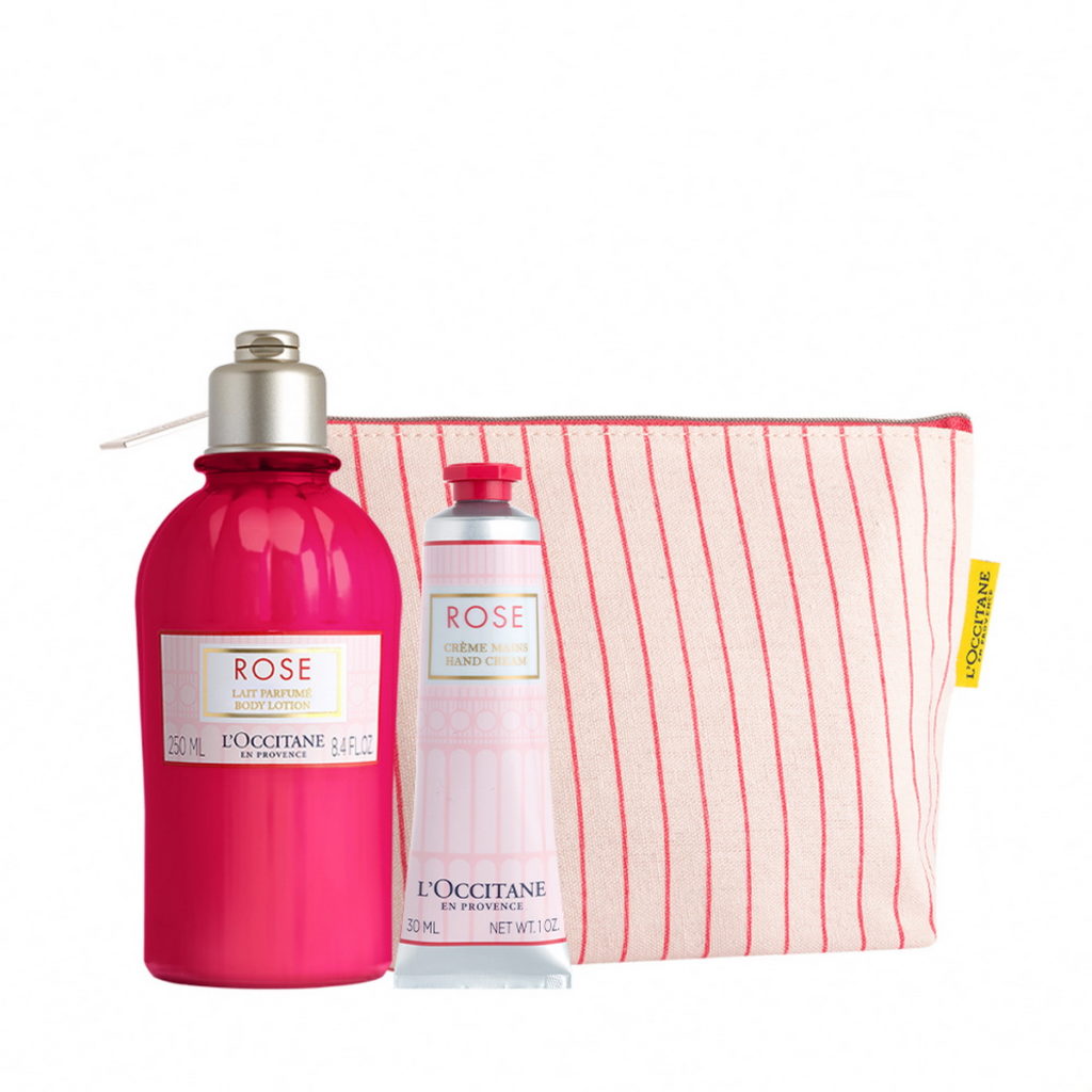 【L’OCCITANE歐舒丹】玫瑰花園嫩膚組,活動價1,500元。