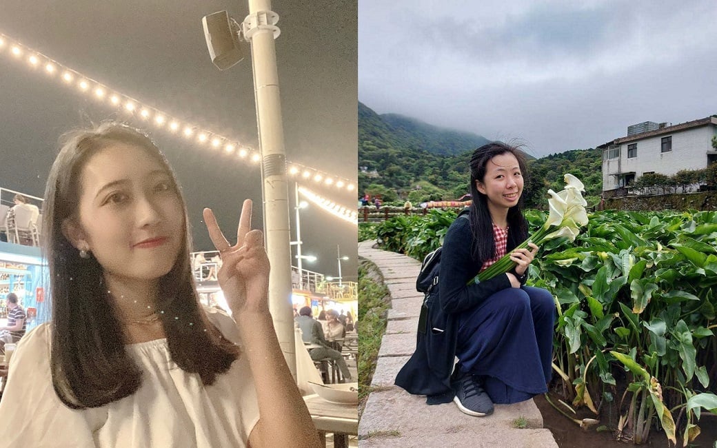 可能是 2 個人、大家站著、花和戶外的圖像