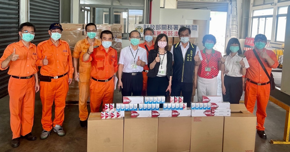 高雄關防疫期間查緝不鬆懈 緝獲中國大陸私菸逾50萬包