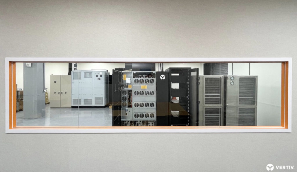 Vertiv台南客戶體驗中心配置大功率不斷電系統Liebert EXL S1系列(圖:Vertiv)
