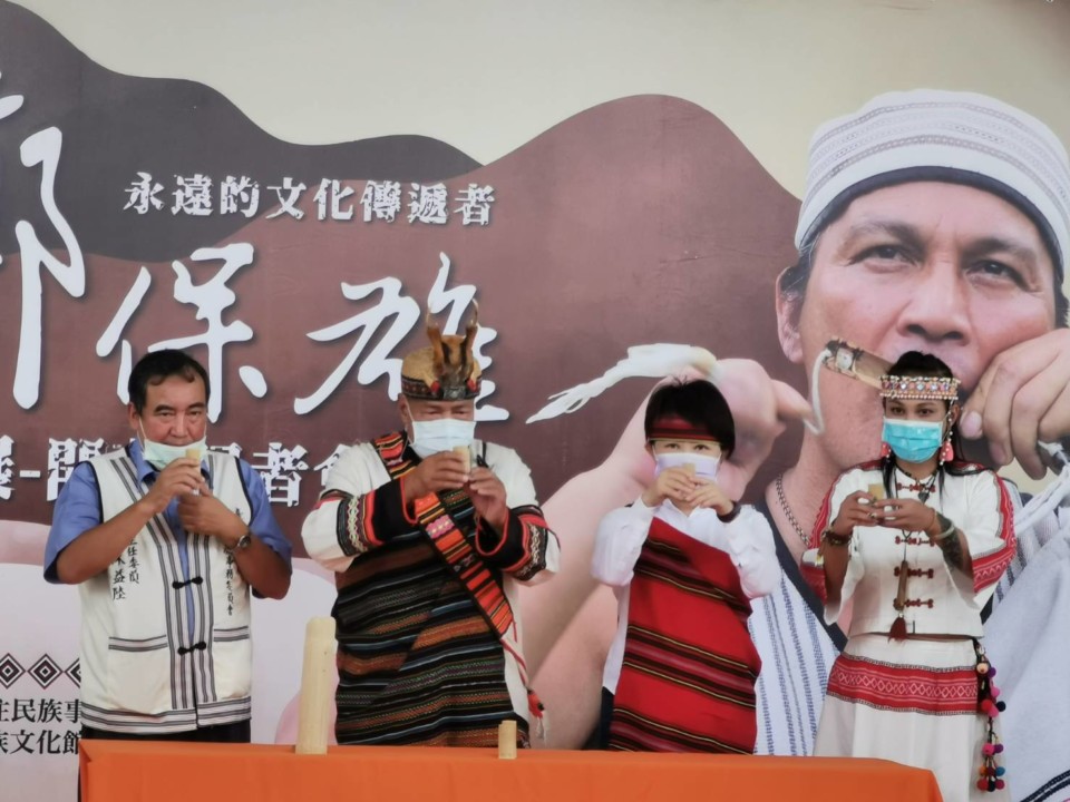 鄭保雄紀念特展祈福儀式（葉志雲攝）