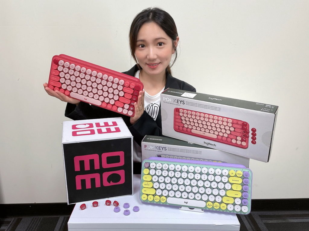 Logitech POP KEYS無線機械式鍵盤新上市!momo購物網搶先預購。