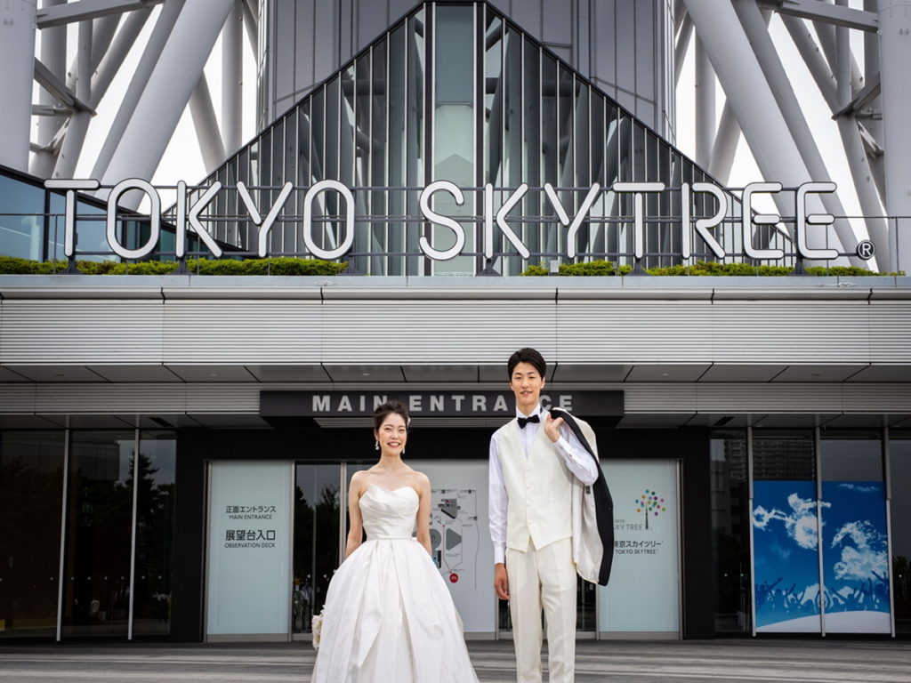在平時人潮熙攘的Sky Arena廣場留下難得的畫面。（圖片來源：Ⓒ東武鐵道株式会社）