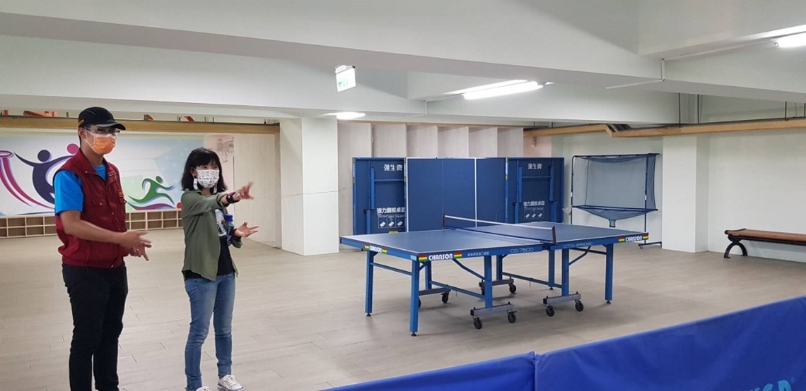 金山區運動休閒廣場 8/24羽毛球場及桌球場開放預約使用
