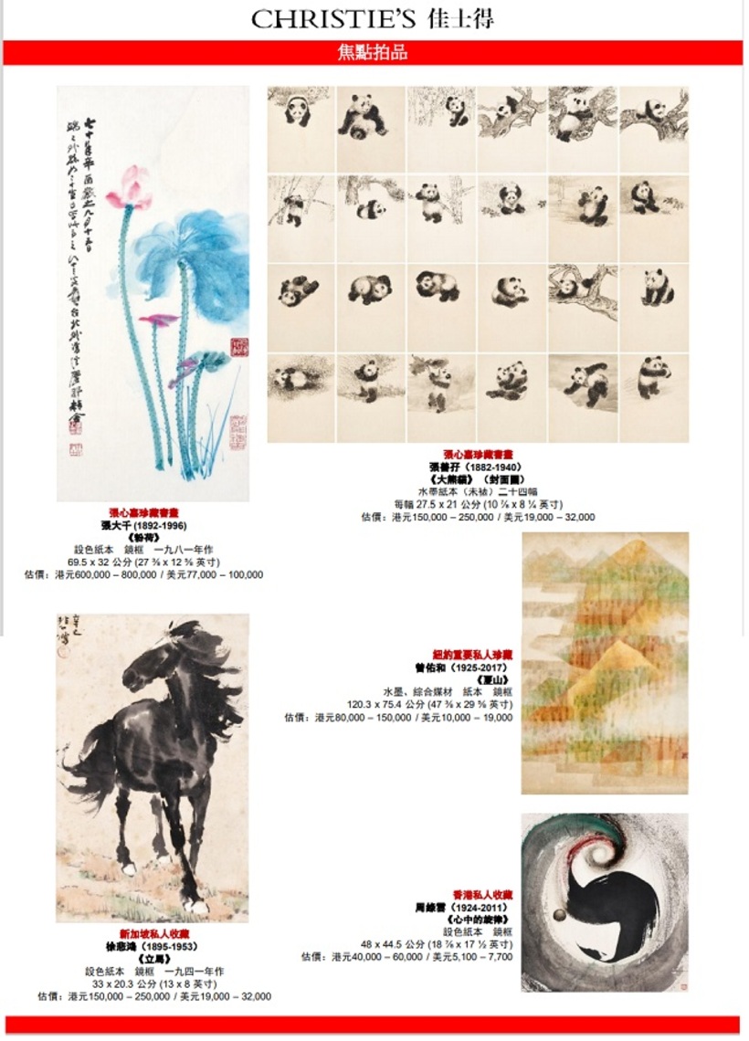 夏日芳華:中國書畫與張心嘉珍藏網上拍賣 8/18 – 9/1
