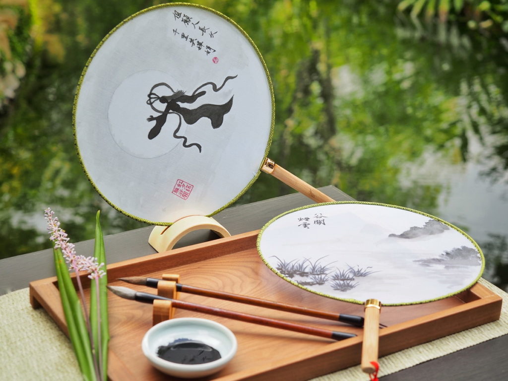 【虹夕諾雅 谷關 HOSHINOYA Guguan】 畫扇詩人‧ Moon-shaped fan painting activity