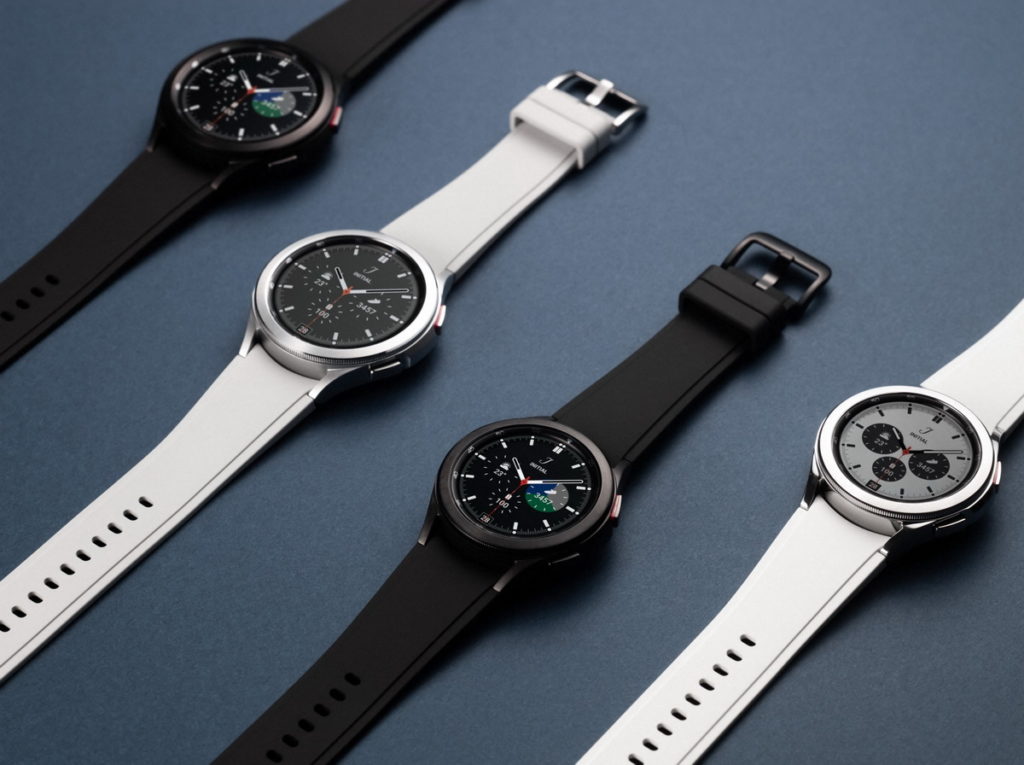 Galaxy Watch4 Classic搭載受星粉好評的實體旋轉錶圈,兩種尺寸皆有「幻影黑」、「鈦灰銀」可供選擇