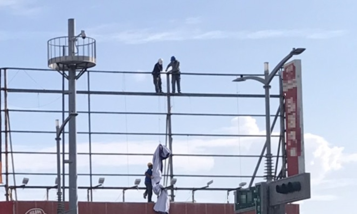 廣告招牌作業莫兒戲 高市勞工局強力工安勞檢/波新聞
