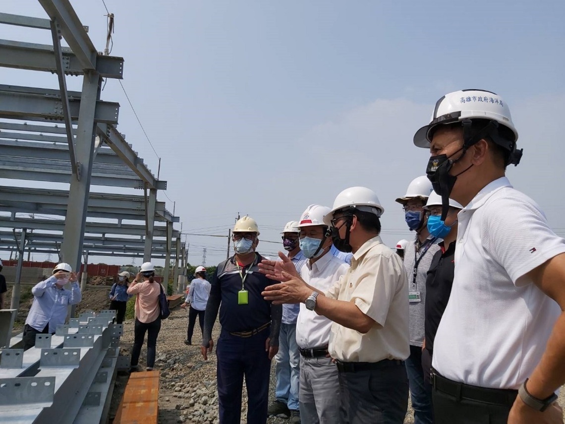 林欽榮副市長訪視永晟綠能漁電共生案場    關心工程進度／波新聞
