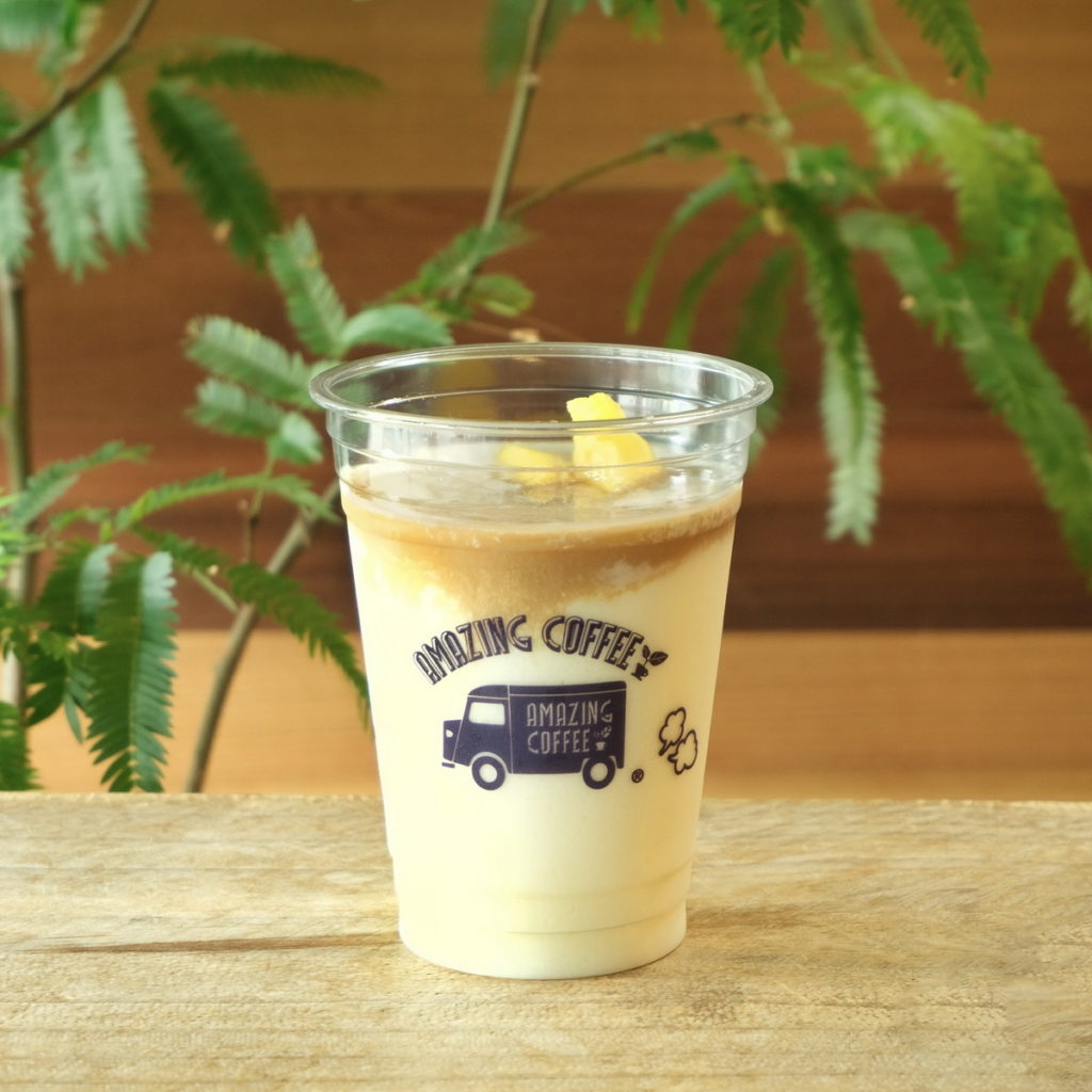 猿田彦珈琲XAMAZING COFFEE|鳳梨凍飲冷萃咖啡220元。