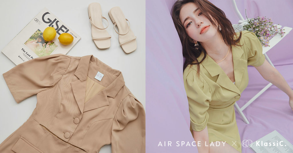 AIR SPACE LADY強調極致簡約的質感美學,剛毅與溫柔融合,讓服飾賦予獨特迷人魅力