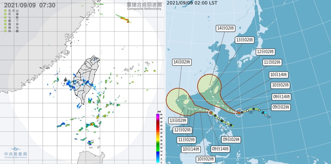 強颱璨樹週六近 午後山區雷陣雨 天熱補水防紫爆