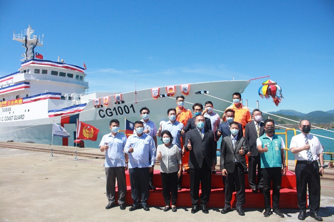 國艦國造再交亮眼成績 台船建造海巡署1000噸級巡防艦下水